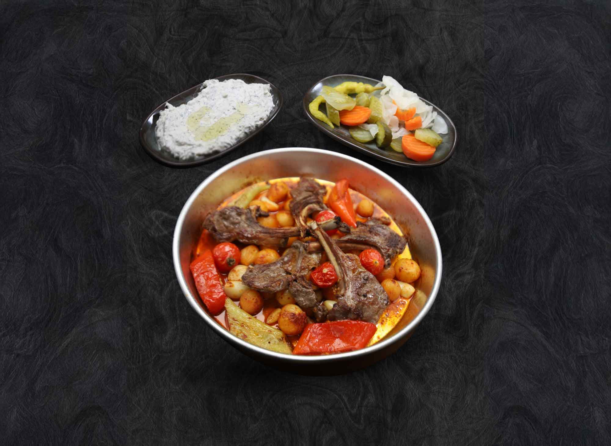  Sebzeli Pirzola Tava (1 Kişilik) 